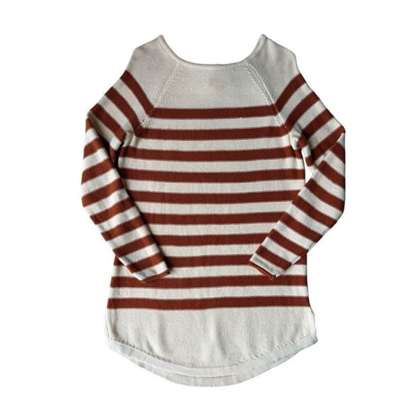 Free People Beach 100% Cotton Striped Renegade Tunic Sweater - Picture 5 of 13